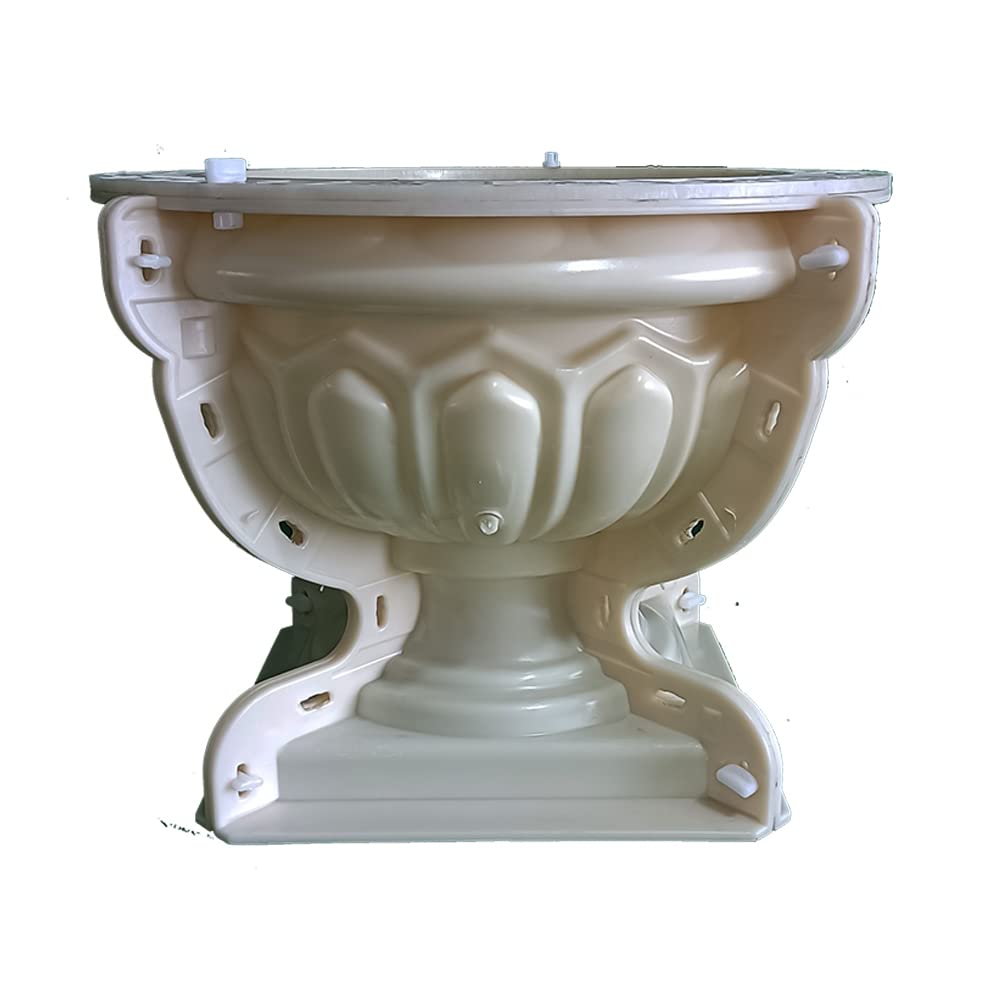 D45cm Reazone ABS Plastic precast Concrete Flower Pot Planter molds for Sale