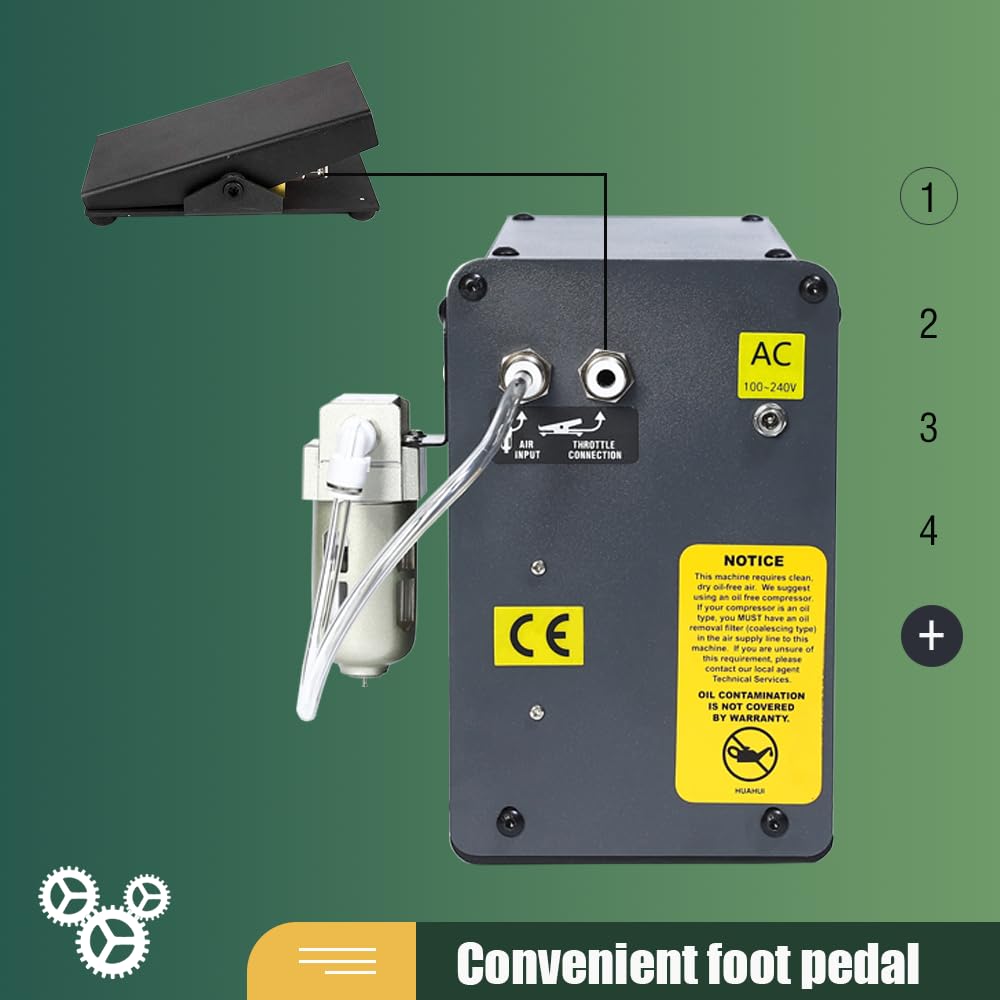 Pneumatic Impact Engraving Machine Pneumatic Engraver Machine Hand Engraving Stone Setting Tools Engraving Machine for Jewelry Making Metal Engraving and Carving