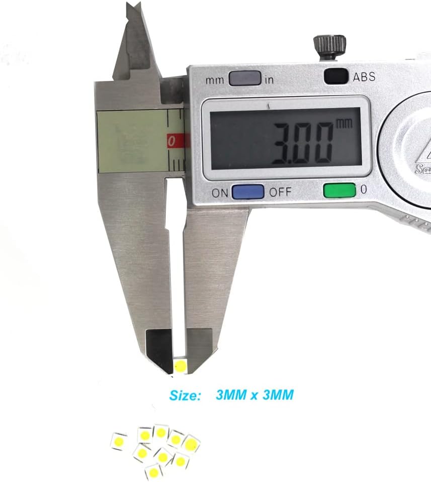 100pcs 3V 3030 1.8W 97-100LM 3V High Power LED Backlight lamp Beads for Tv LCD TV Lamp Beads SMD Cool White Application
