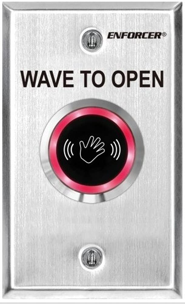 Seco-Larm Enforcer No Touch Request-to-Exit Plate, Outdoor (SD-9263-KSQ)