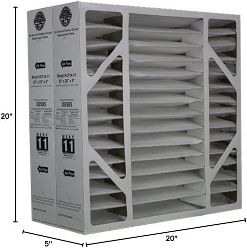 Lennox Air Cleaner Filter Media - High-Efficiency 20 x 20 x 5 Inch Replacement Filter