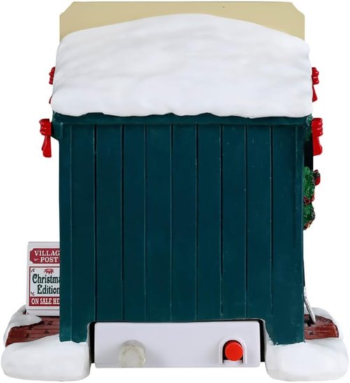 Lemax Good News Day Figurine - AC Adaptable Design | Perfect for Holiday Decor #34088