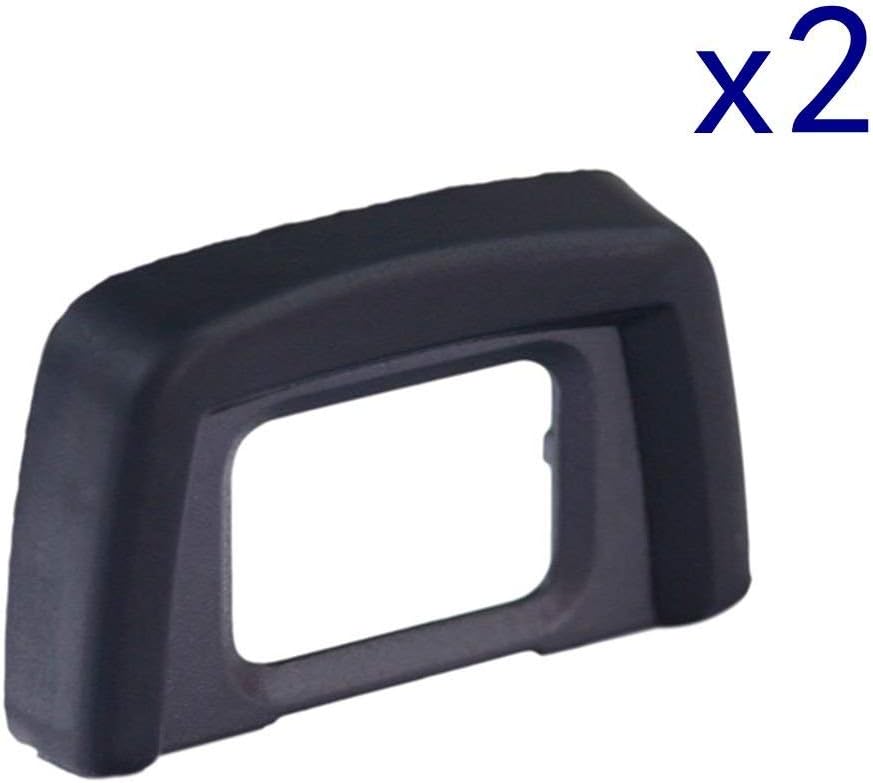 Shenligod [2 Pack] DK-24 D5000 D5100 D3000 D3100 Viewfinder Eyepiece Eyecup Eye Cup Rubbe for Nikon Camera