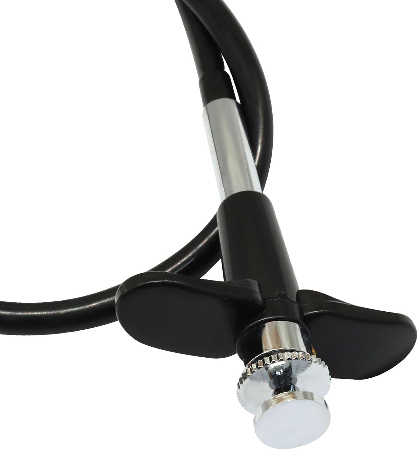 BokWin 27.5 Inch(70cm) Bulb-Lock Threaded Release Cable Mechanical Shutter Line Vibration-Free Black Camera Remote