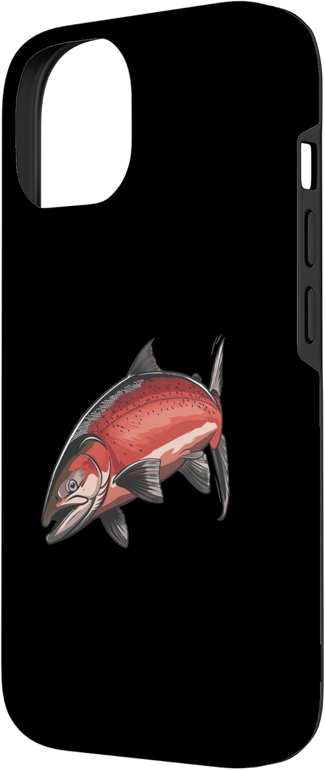 Coho Salmon Pacific Silver Salmon Silvers 14 COHO Salmon Case for iPhone