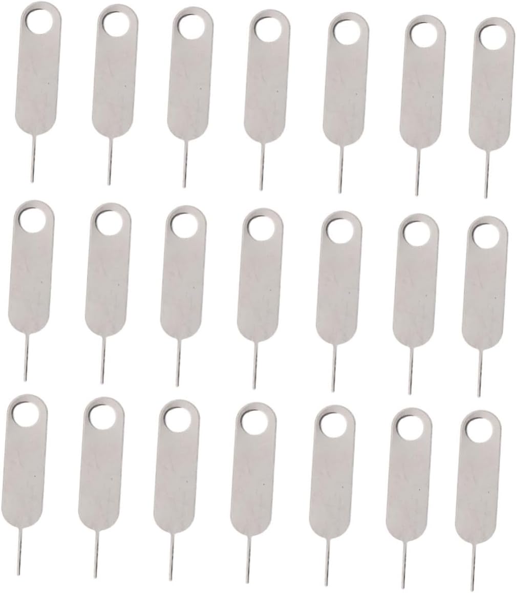 100pcs DOITOOL Sim Tool Ejector Phone Key Tray Opener Steel Sim Card Needle Sleeve