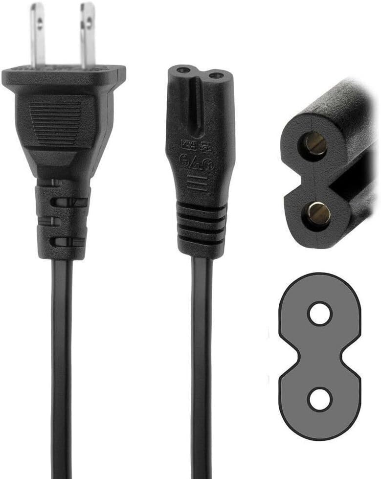 Bgojot BTS52 90W/ BTS56 2 200W Power AC Cord for Tribit StormBox Blast StormBox Blast Portable Speaker
