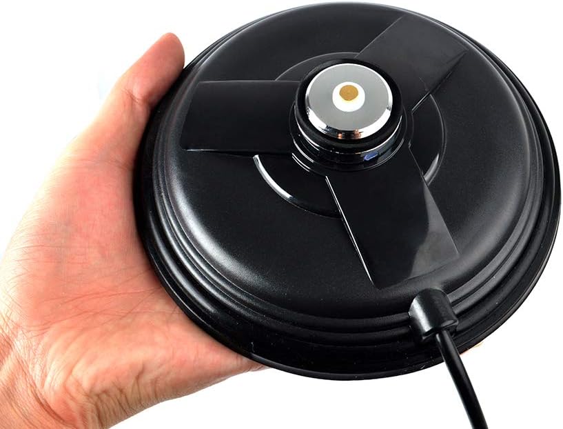 UAYESOK 5.9inch (150mm) 5M(16.4ft) RG58 PL-259 NMO Magnetic Mount Antenna Base Ham Mobile Radio Antenna Magnet Mount