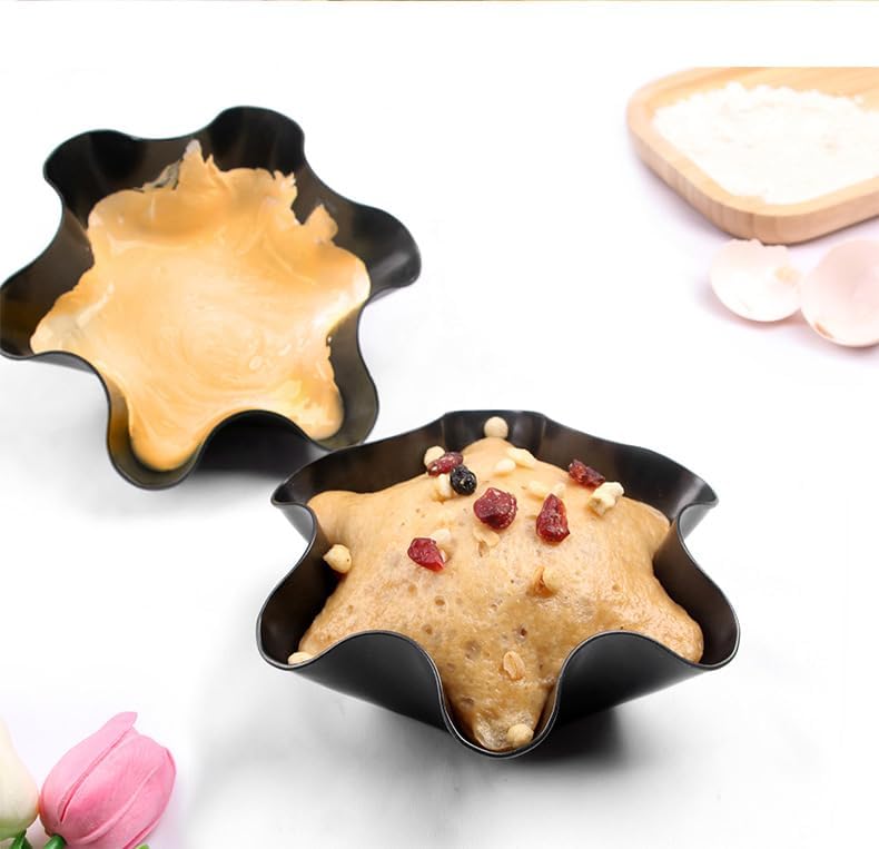 Skiennix Nonstick Taco Shell Bowl - 2 Pack Carbon Steel Tortilla Maker for Baking & Frying