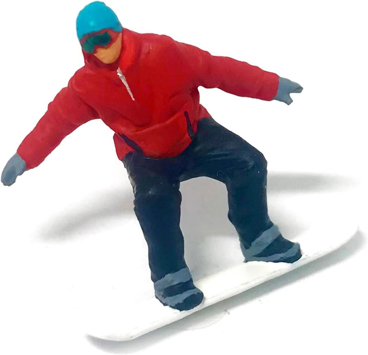 Skiennix Miniature Skiing Figure Set - 3-Piece Tabletop Display for Winter Decor