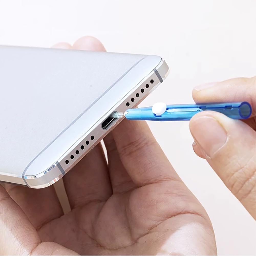 Epivol 5 Pack 17 Phone Charge Port Cleaning Tool kit, Anti-Clogging Mini Brushes Cleaner for iPhone Pro Max Camera