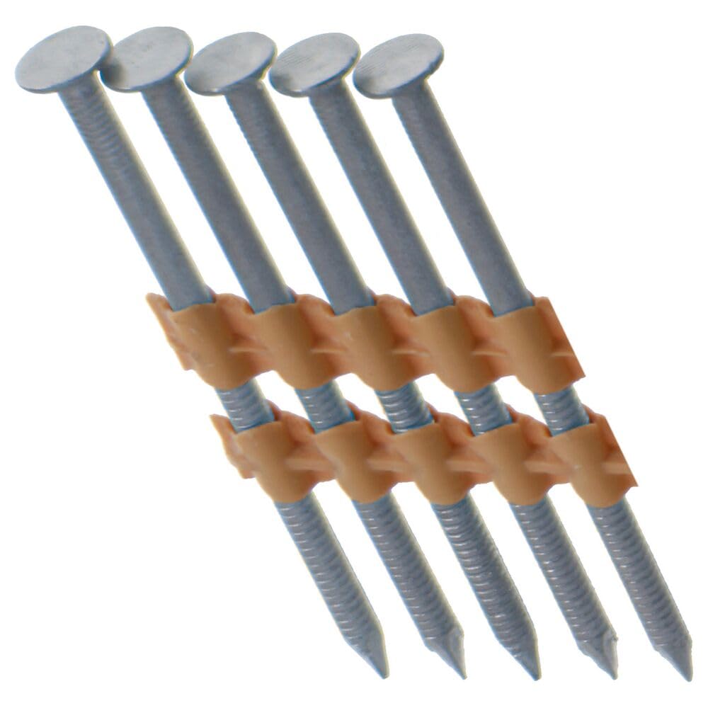 Grip-Rite PrimeGuard Max Plastic Collated Framing Nails - for Wood-to-Wood Applications - 20-22 Degrees - 304 Stainless Steel - 3" x .120-1000 Count - MAXC62892