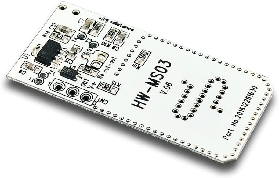 Rakstore 2pcs HW-MS03 2.4GHz 5.8GHz High Performance Motion Sensor Module Radar Motion Sensor to Microwave Radar Sensor