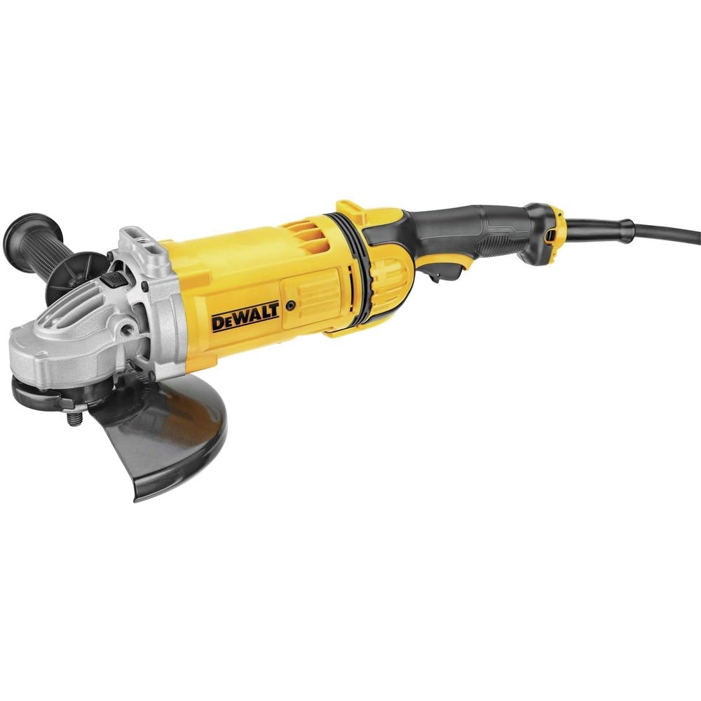 DEWALT Angle Grinder, 9-Inch, 4.7-HP, 6,500 RPM, With Dust Ejection System, Corded (DWE4559N)