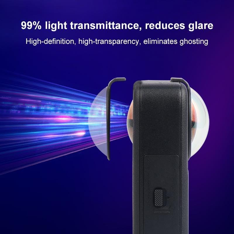 360, PULUZ Tempered Glass Lens Protector for DJI Osmo Optical Clear Camera Lens Guard Cover, Anti-Scratch Dustproof