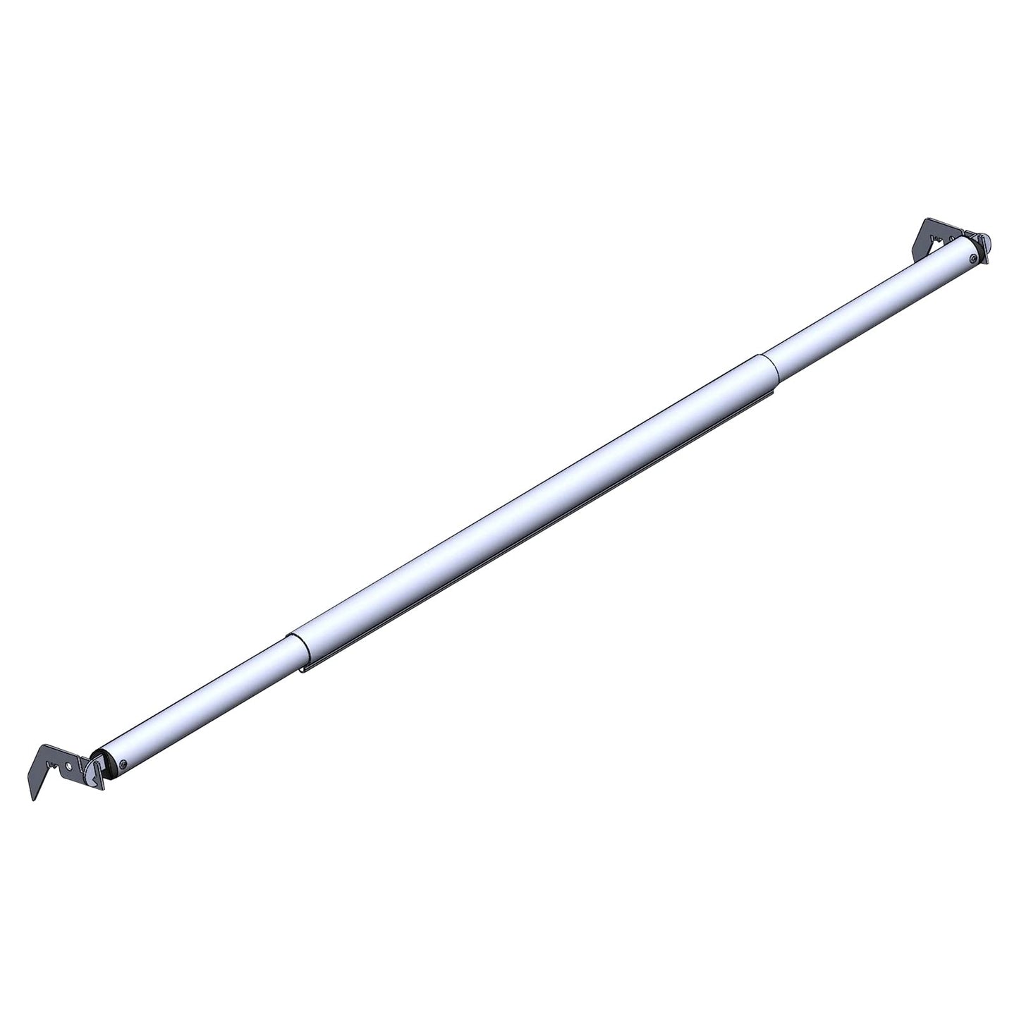 Hecis Double Layer Adjustable Crossbar and Hangers for Pipe and Drape Kit, 8-10ft Width Silvery Aluminum Backdrop Stand