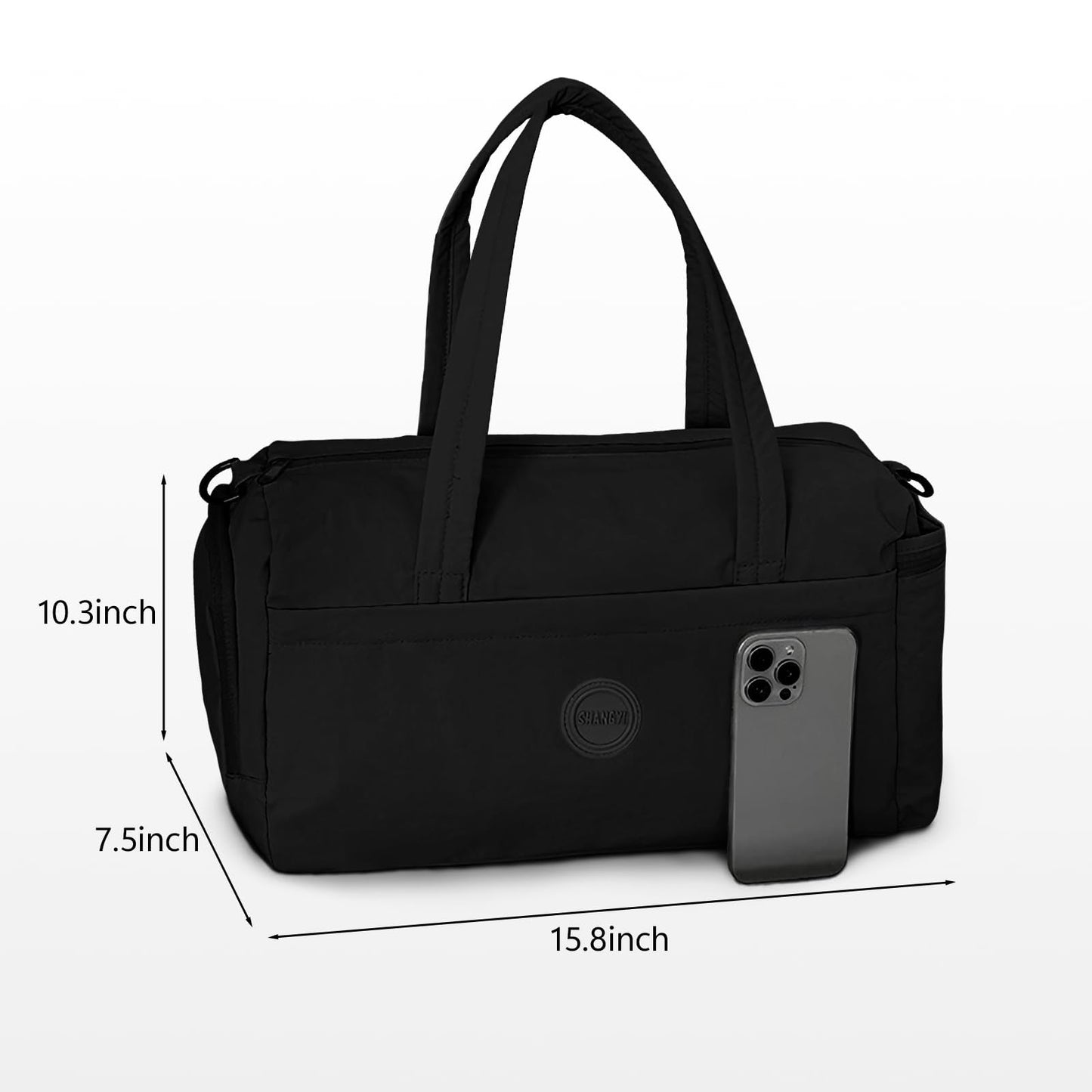 Mini Gym Bag for Women, Small Gym Tote Bag Sports Duffel with Shoe Compartment and Wet Pocket for Yoga Workout Travel