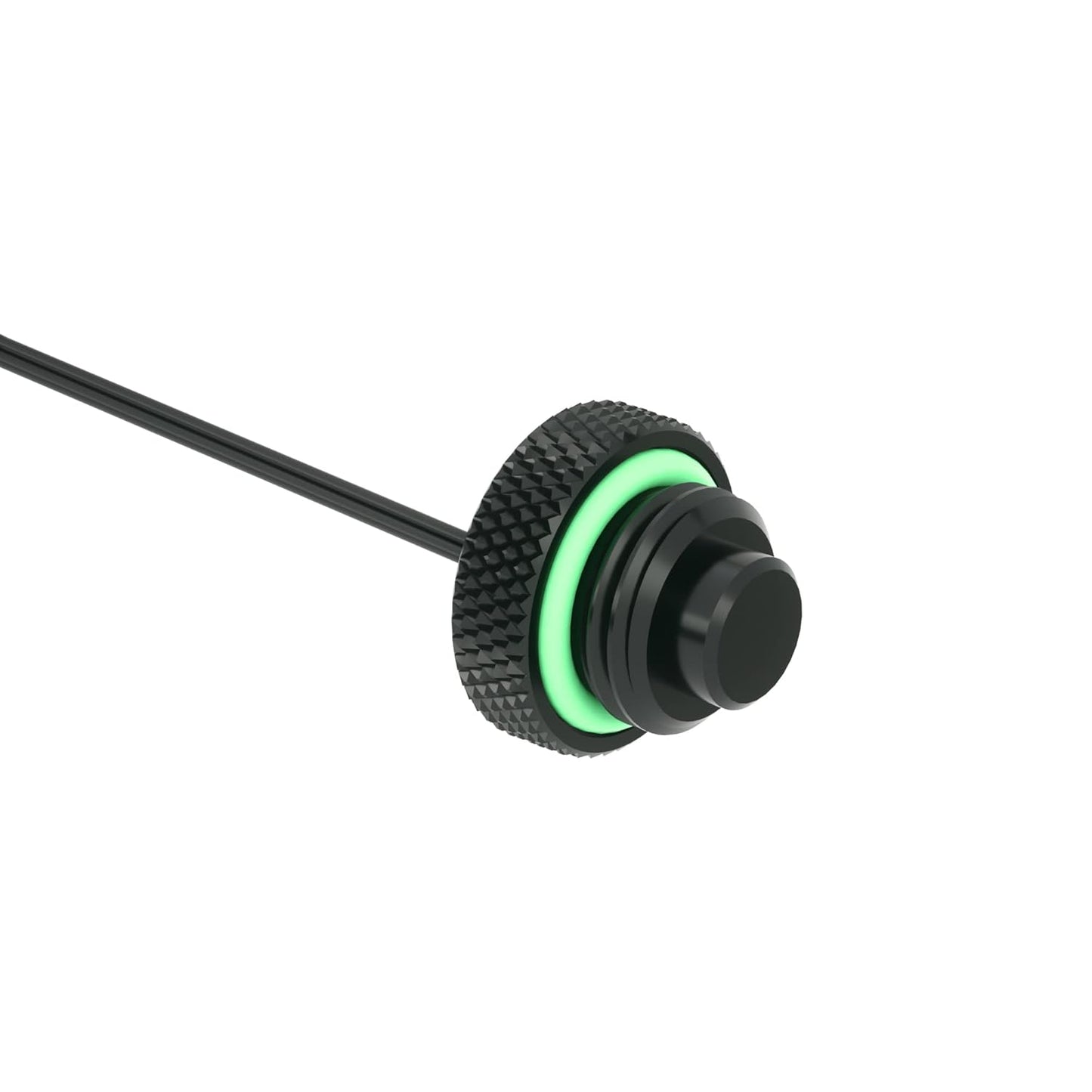 G1/4" 10K Barrow Temperature Sensor Stop Fitting, Black