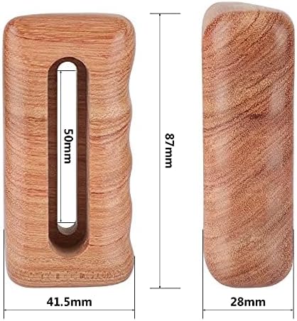 CAMVATE 1/4"-20 2829 Wooden Hand Grip with Mounting Groove for DSLR Camera Cage Kit(Right Hand)