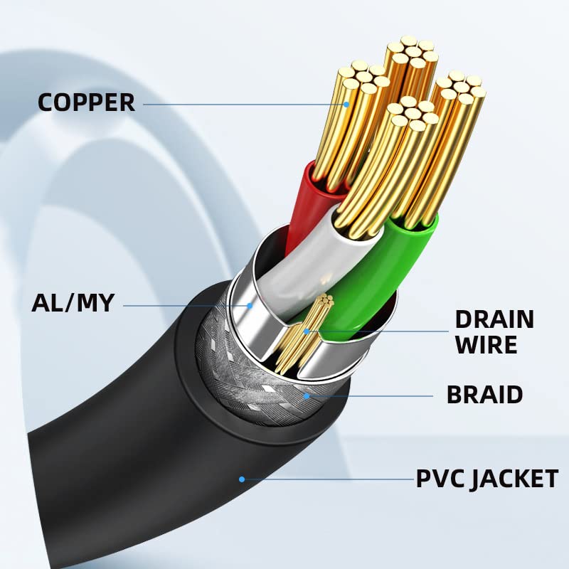 CY 100cm 90 USB Type-B Male to Female Extension Cable Right Angled Degree with Screws Panel Mount for Printer Scanner
