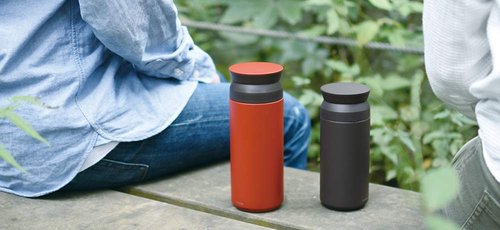 KINTO 20935 Travel Tumbler, 11.8 fl oz (350 ml), Turquoise, Double Wall Vacuum Construction, Heat and Cold Retention