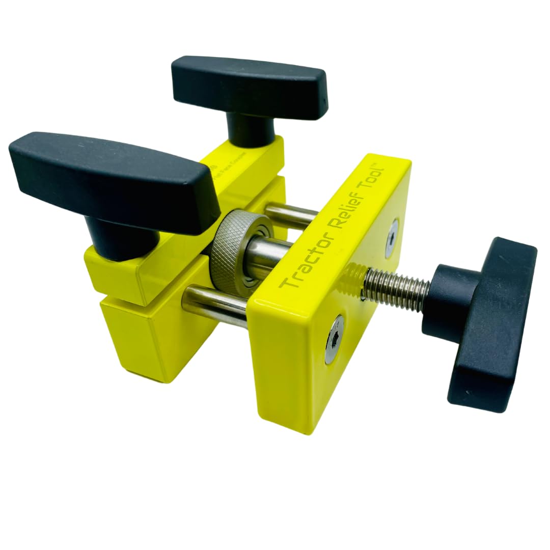 3/8" ISO 16028 Flat Face Skid Steer Female Hydraulic Quick Coupler Pressure Decompression Relief Release Tool by Tractor Relief Tool™