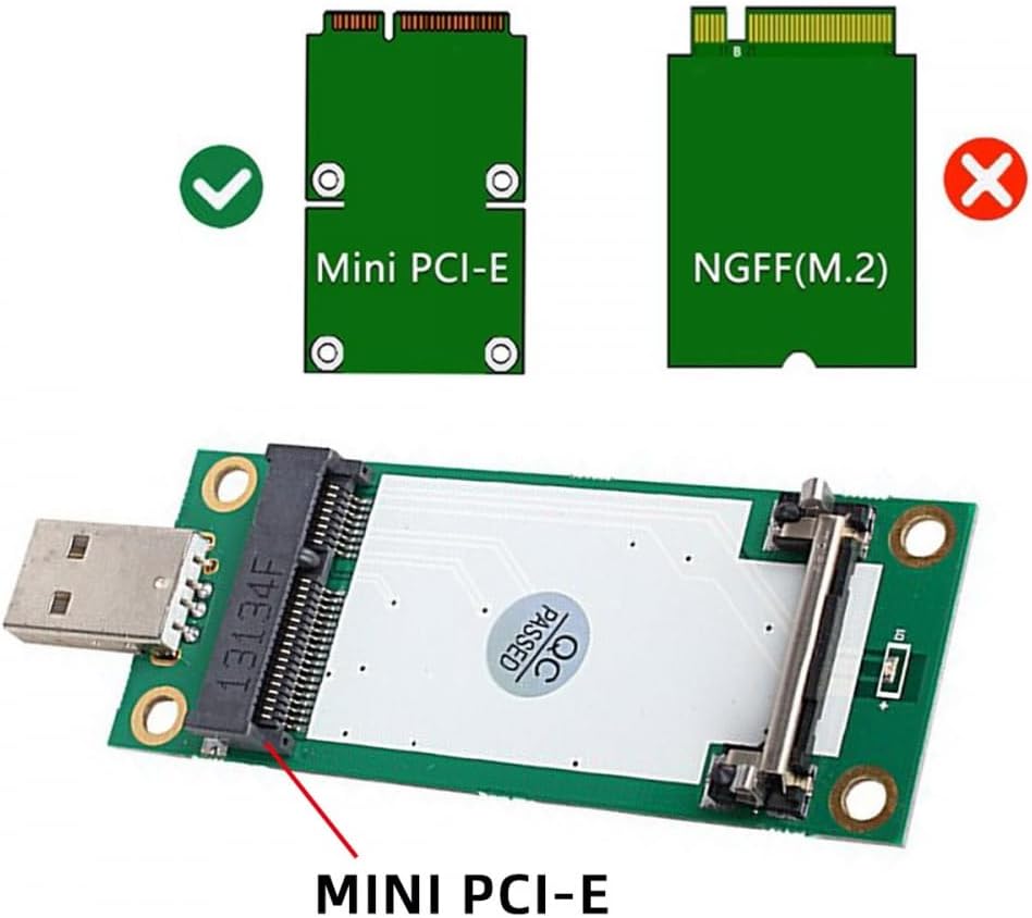 CY 3G/4G/5G Adapter Mini PCI-E Wireless WWAN to USB Adapter Card with SIM Card Slot Module Testing Tools for LTE