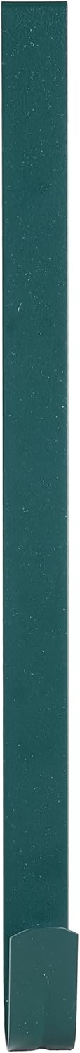 Sattiyrch 15" Wreath Hanger - Sturdy Steel Over The Door Hook for Front Door (Green, 2-Pack)