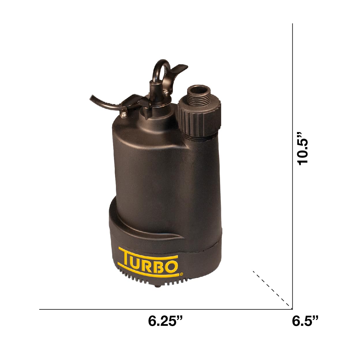 Turbo 1/3HP Submersible Utility Pump without Switch