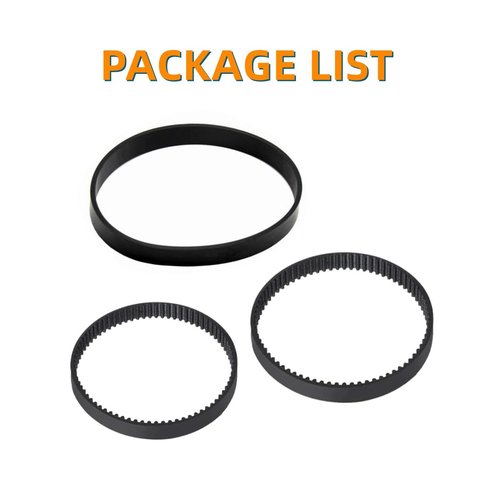 JEDELEOS Replacement Belt Set for Bissell ProHeat 2X Revolution Pet Carpet Cleaner Model 1548 1551 1551W 1550 Series, Replace Parts 1606419, 1606418 and 1606428
