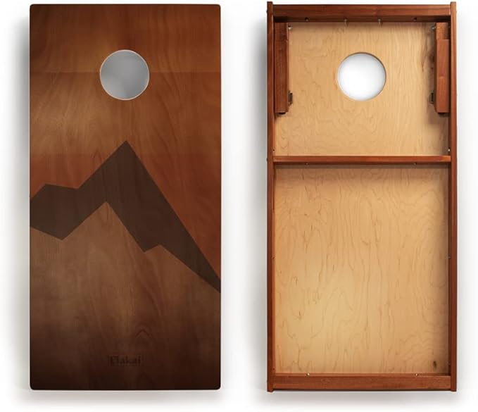 Elakai Retro Woody Series Premium Regulation Cornhole Boards 2x4