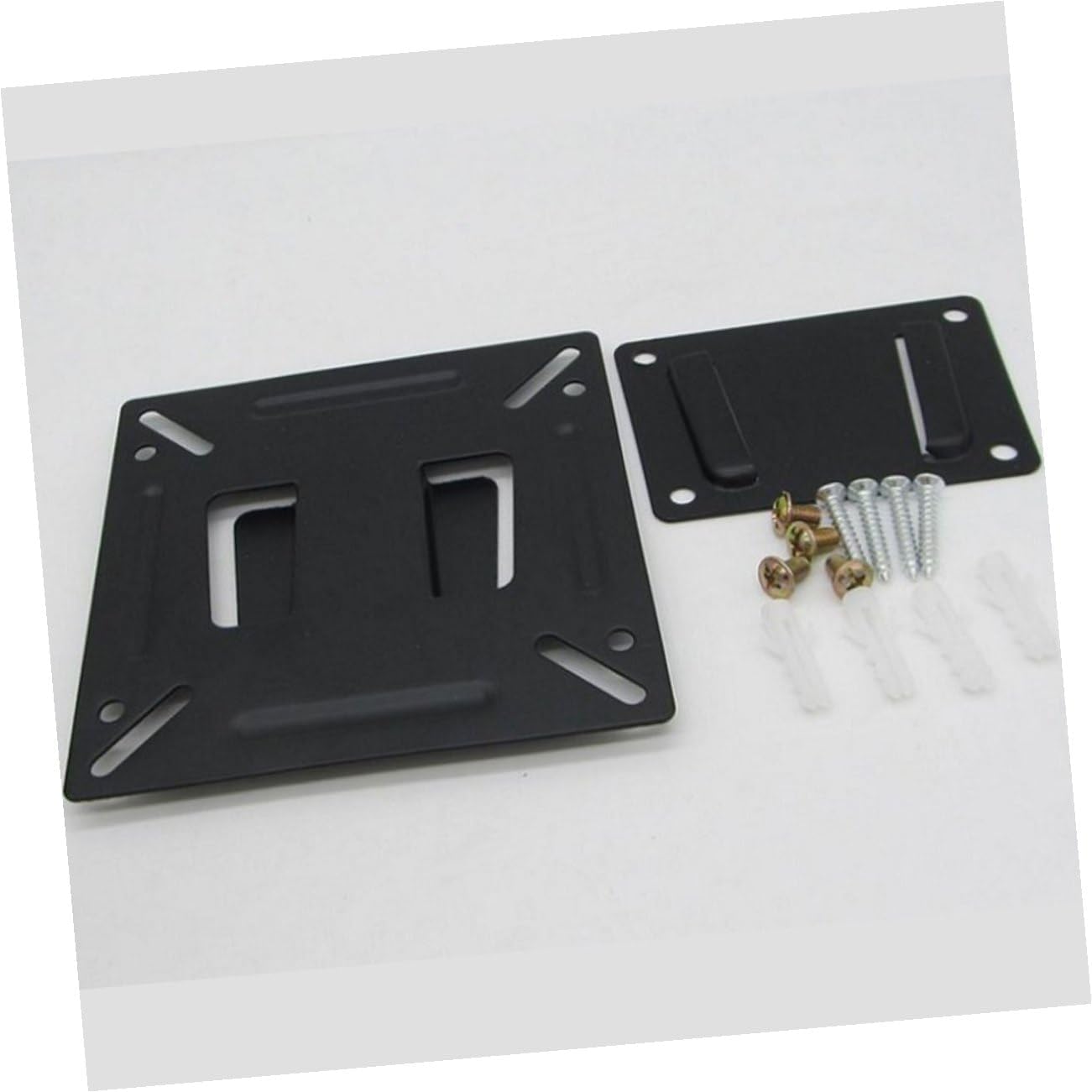 Luxshiny 14-24 Inch 3pcs Pack, LCD Tv Wall Mount Bracket Metal Fixed Monitor Holder for Home Office with Compatible