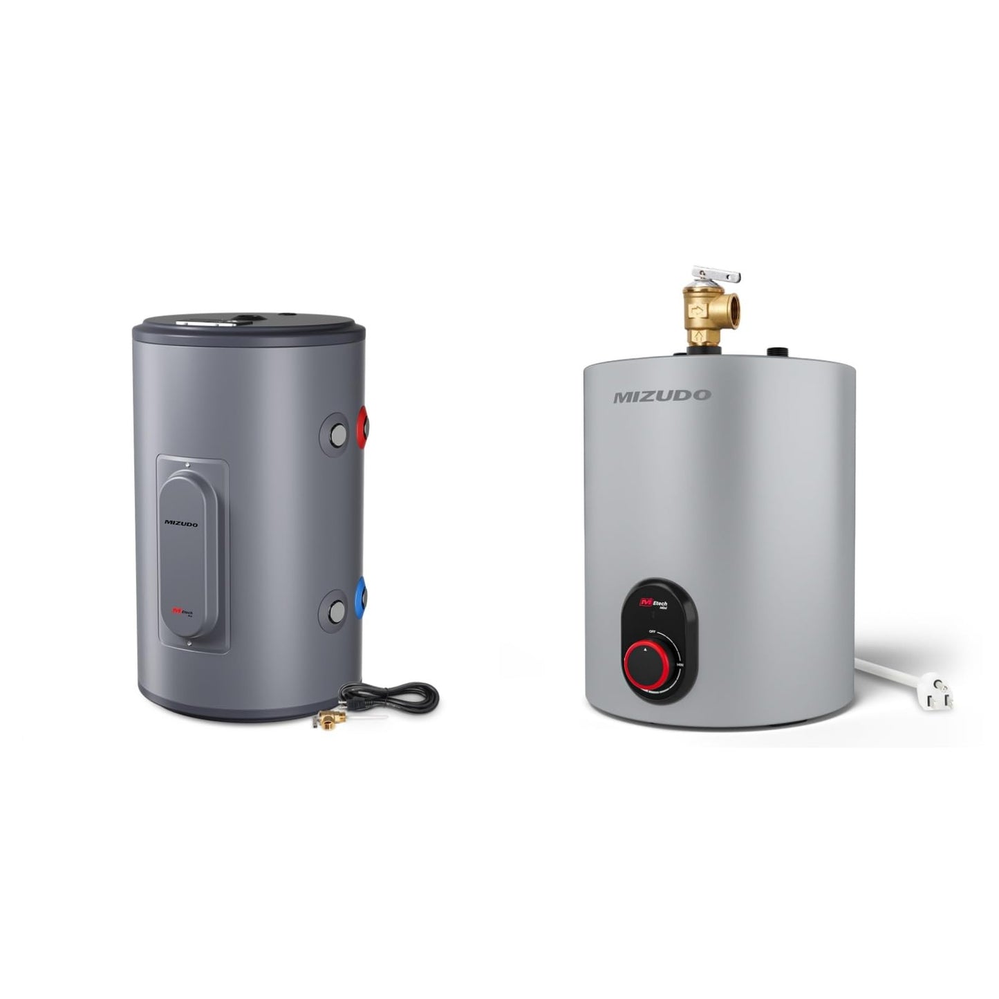 MIZUDO Electric Hot Water Heater Tank 10 Gallon with Small Hot Water Heater 1.5 Gallon