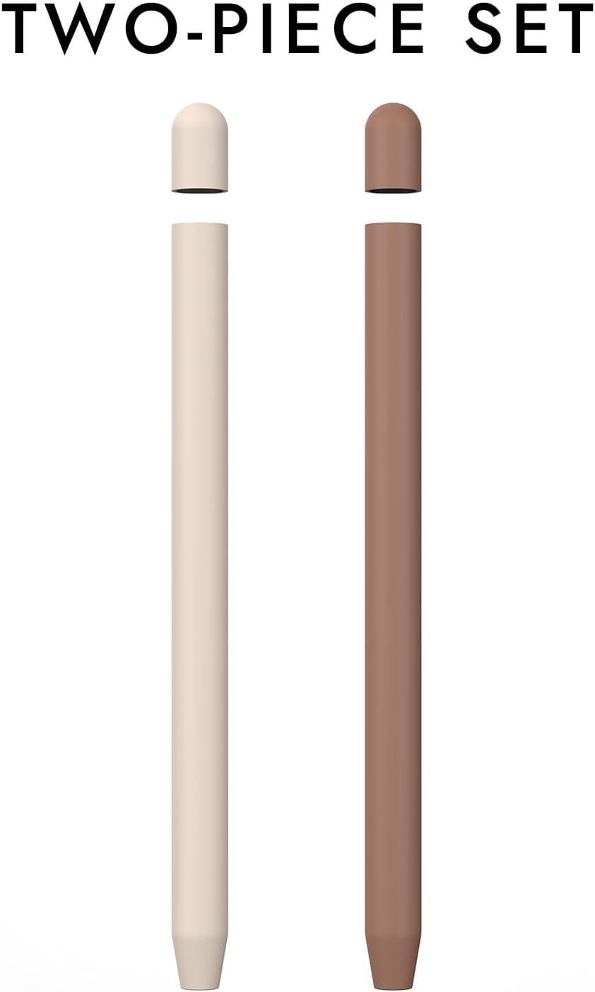 FAFALITHIC 2 Pack 1st Silicone Case Compatible with Apple Pencil Generation Cover Protective Sleeve Comfortable Grip