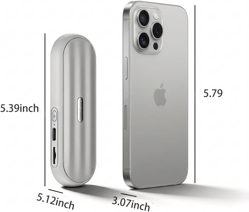 Morseatooke Pillow Speaker Bluetooth Sound Machine with Bone Conduction Technology,White Noise for Sleep Enhancement