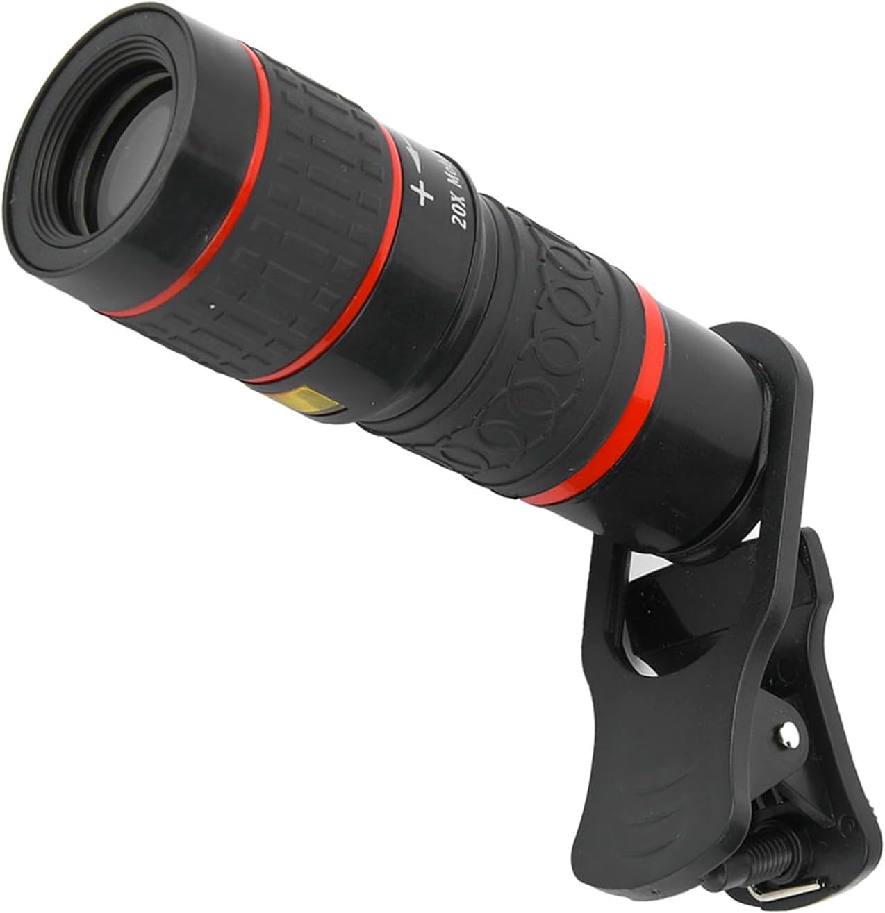 20X Zoom Lens for Cell Phone, Long Focus Zoom Telephoto Phone Lens Cellphone Camera Lens with Clip for Picture Video