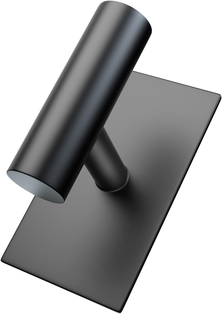 VAEHOLD Wall Towel Hooks - Heavy Duty Waterproof Sticky Holders for Coats & Clothes | Black, 2 Pack
