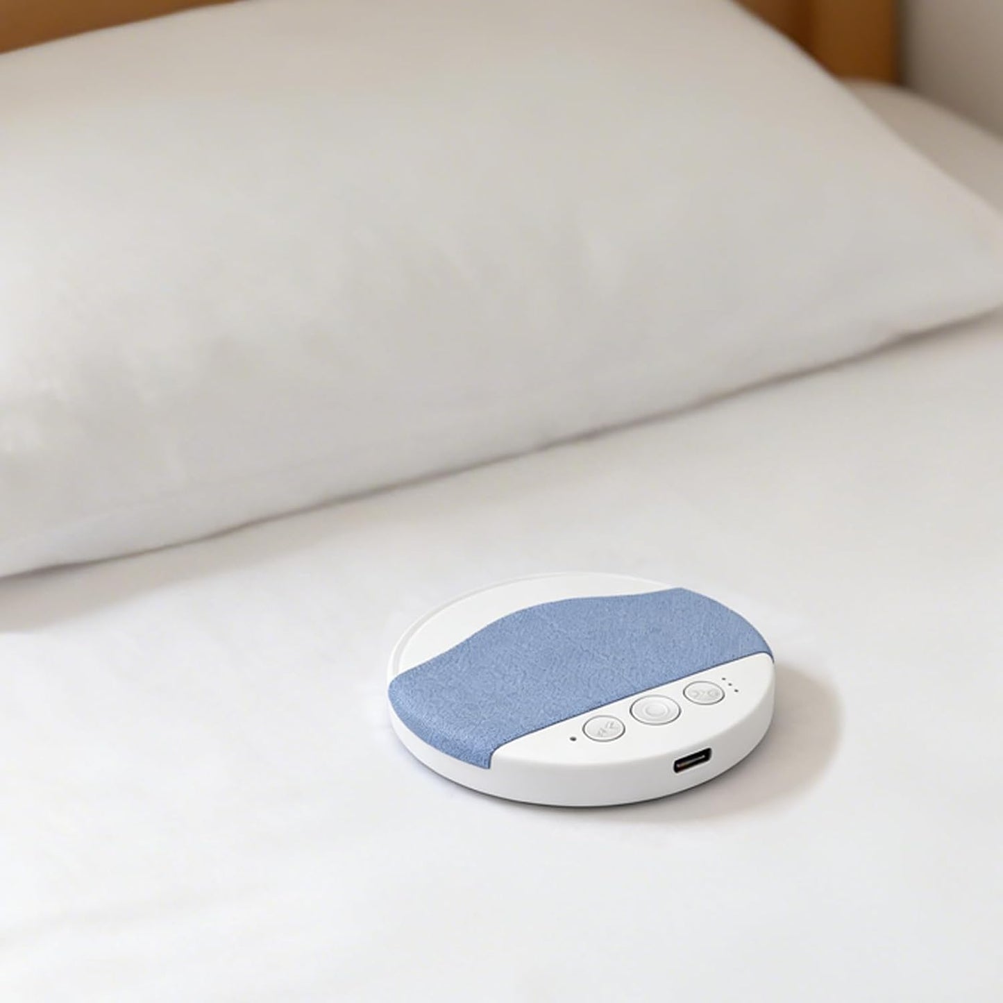 Generic 9.8x1.3cm, Pillow Speaker, Effortless Audio Streaming, White Noise Device, Under Pillow Speaker, Portable