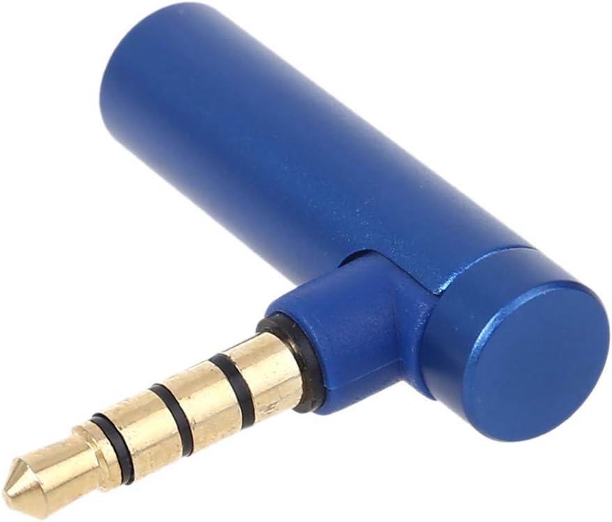 ZSYTF 90 4 3.5mm MP3 Metal Degree L Poles Male To Female AUX Headphone Adapter Connector For Mobile Phone Tablet Player