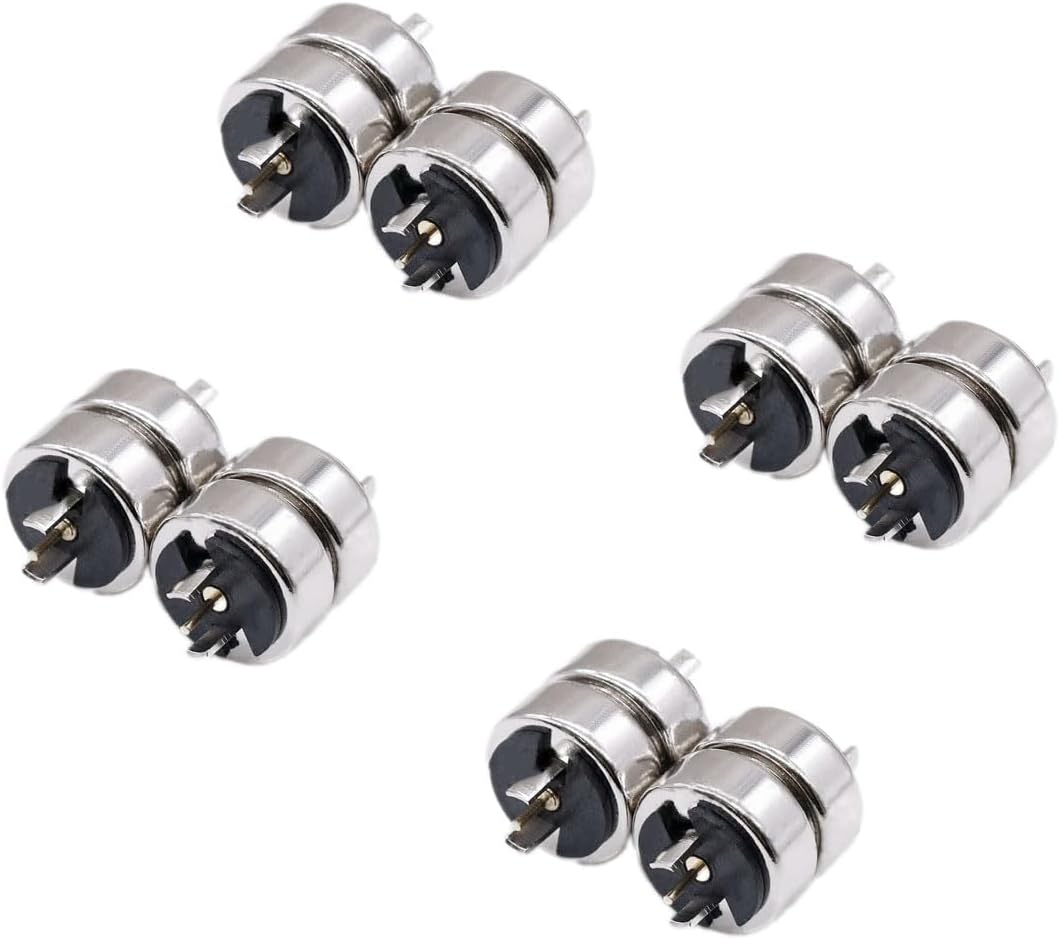 KFAREJGOAE 10 2 8mm Pieces Magnet Male Female Pin Magnetic Cable Magnetic LED Light Power Socket Terminal Accessories