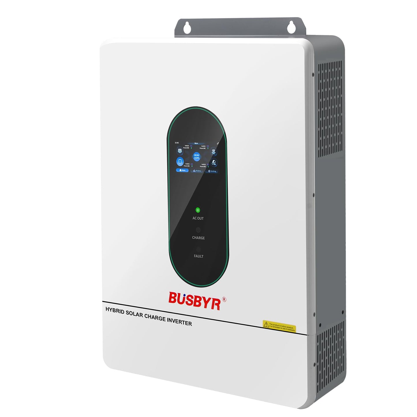 12KW Split Phase Hybrid Inverter 48V, 120/240V Pure Sine Wave Solar Inverter with 200A MPPT Charge Controller, Grid-Tie & Off-Grid for Whole Home Backup