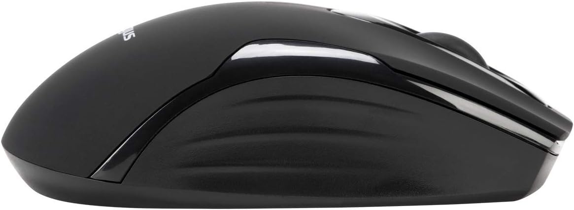 2.5-Foot (AMU75US) Targus Compact Mouse with Blue Trace Technology for Tracking and Retractable USB Cord, Black