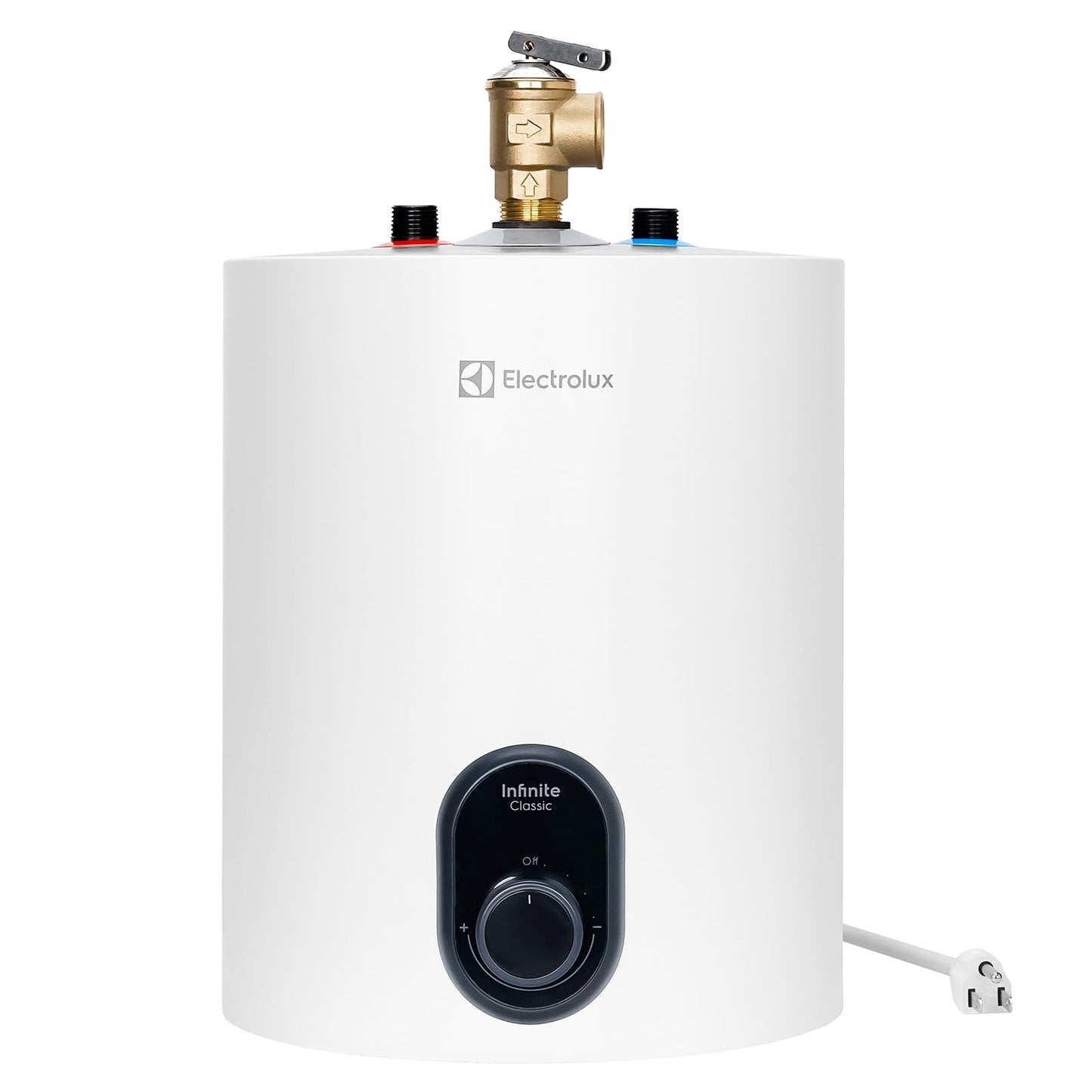 Electrolux 1.5 Gallon Mini Tank Water Heater, 120V Under Sink Instant Hot Water Heater, Point of Use Electric Water Heater with Plug in Cord for Kitchen, RV, Office