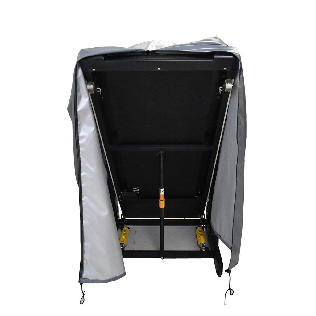 Mini Lustrous Treadmill Protective Cover - Folding Running Machine Dustproof Waterproof Cover for Indoor or Outdoor Use, 46" L x 38" W x 66" H (Gray)