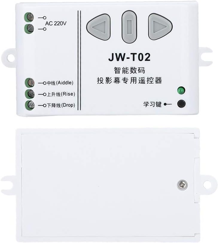 Mugast Control(433Mhz) Projector Screen Projection Screen Up Down Reversing Controller with Remote