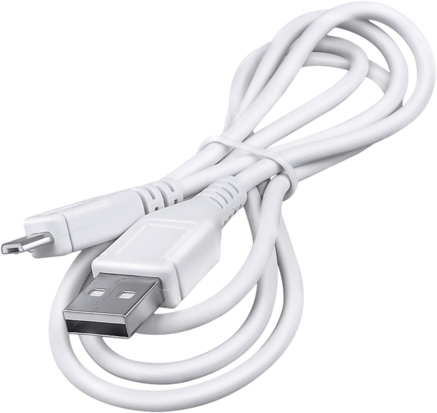 FITE ON 5ft S-100 White Micro USB Power Charging Cord Cable Lead Compatible with Sound Oasis White Noise Machine