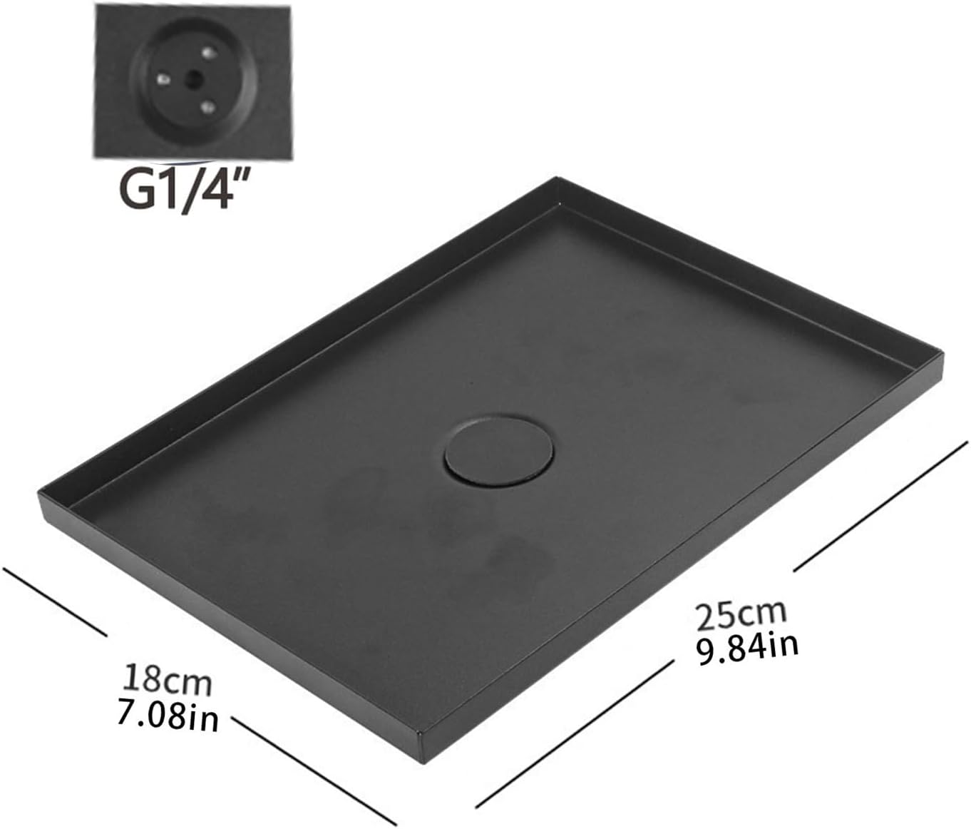 ZUDILYO 1/4" 9.84x7.08 Inch Projector Tray Laptop Tray Platform Holder Pallet for Screw Tripod Stand for Office, Home