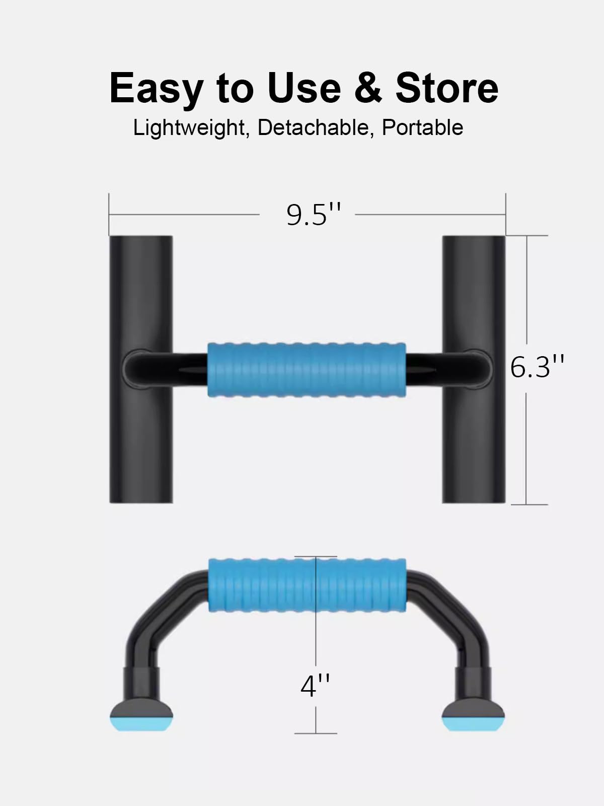 Push Up Bars Strength Training - Workout Stands With Ergonomic Push-up Bracket Board with Anti-Slip Sturdy Structure Portable for Home Fitness Training, Push Up Stands Handle for Floor Workouts