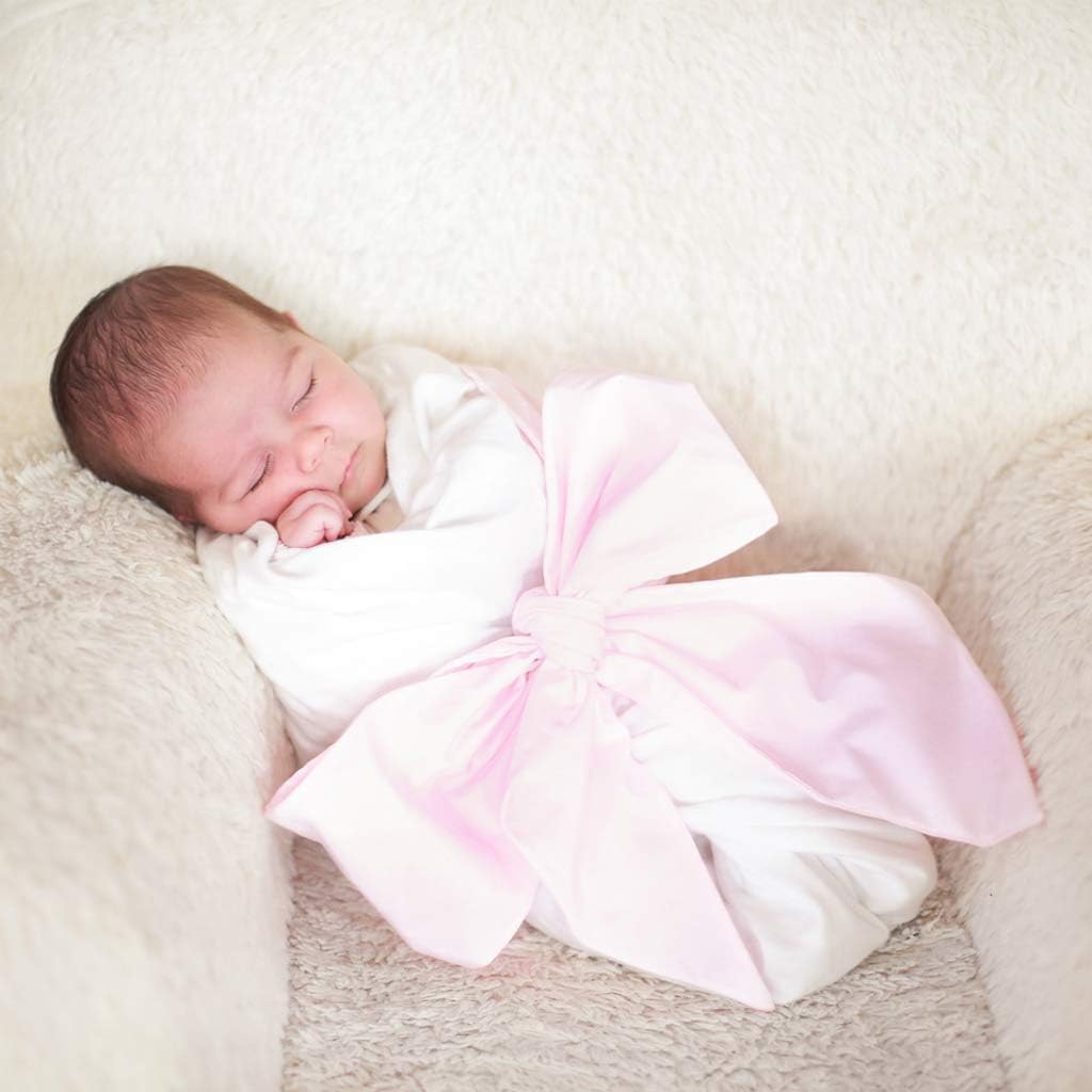 Fibroxify 4# Newborn Swaddle Sash Maternity Bow Sash Baby Swaddle Photography Shoot Prop