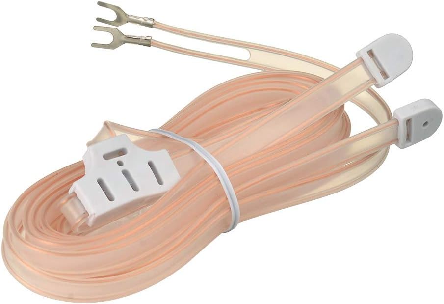 BINGFU 300 2 FM Dipole Antenna Ohm with Pin Bare Wire Twin Lead for Indoor Digital HD Radio Table Top FM Radio AV Audio